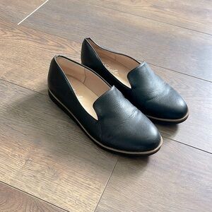 Black loafers